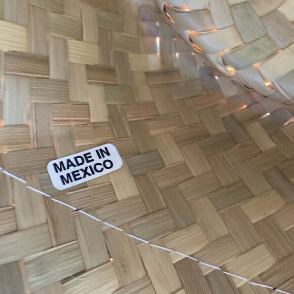 Woven Straw Hat Made In Mexico - Picture 4 of 4